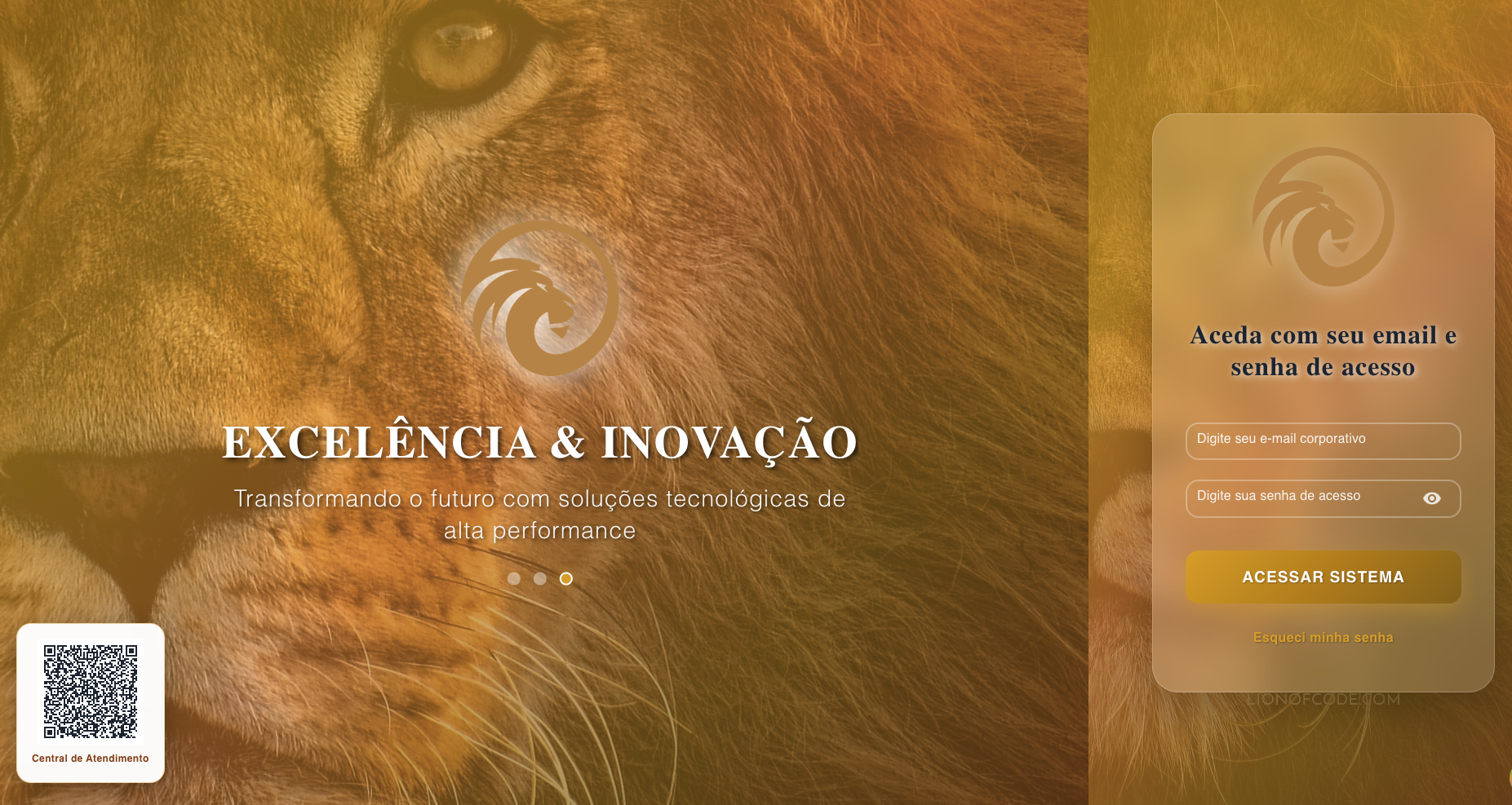 Sistema em execução